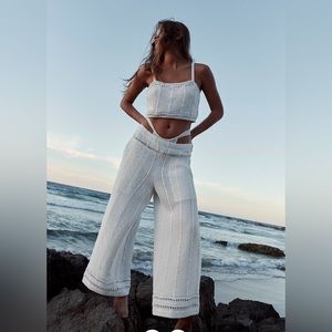 Free People Stanza Fauxchet Sweater Set